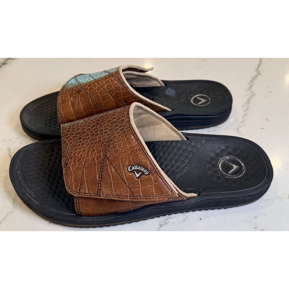Callaway Men's Nineteenth Slide 2.0 Brown SZ 10/11